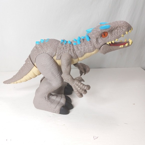 Imaginext Jurassic World Indominus Rex Dinosaur Thrashing Action Raptor Toy - Picture 3 of 4